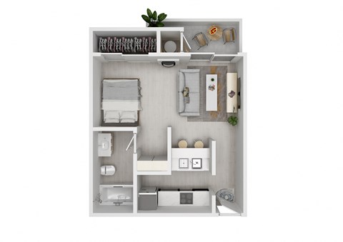 Studio D Floorplan